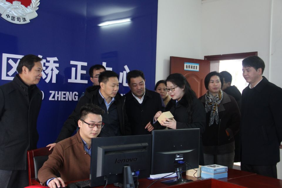 3月5日,蔣星華書記(左三)一行參觀通山縣社矯中心.jpg 3月5日,蔣星華書記(左三)一行參觀通山縣社矯中心.jpg